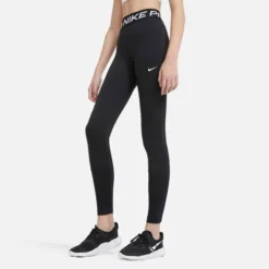 Girls Nike Pro Leggings -JOM Clothing Shop DA1028 010.1