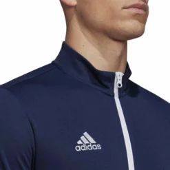 Adidas Entrada 22 Poly Jacket -JOM Clothing Shop H57523 APP on model detail 2 white