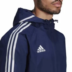Adidas Condivo 22 All Weather Jacket -JOM Clothing Shop HA6266 APP on model detail 3 white