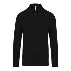 Kariban Jersey Knit Long Sleeve Polo Shirt